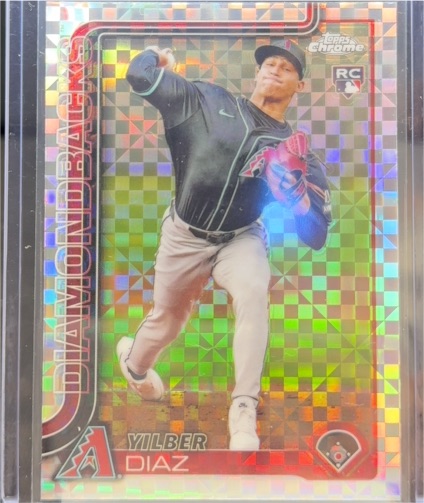 2025 Topps Chrome #8 Yilber Diaz — front