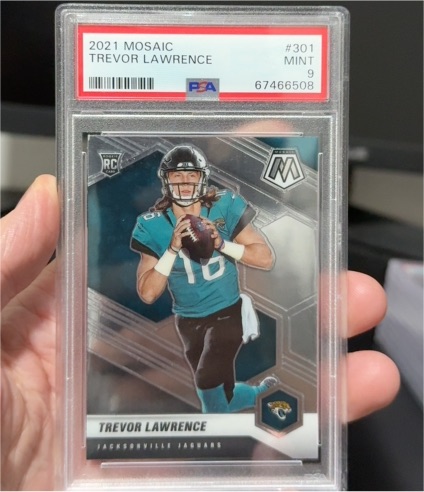 2021 Panini Mosaic #301 Trevor Lawrence — front