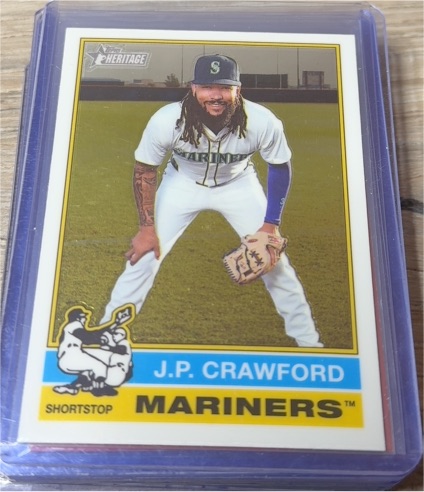 2025 Topps Heritage #171 J.P. Crawford — front