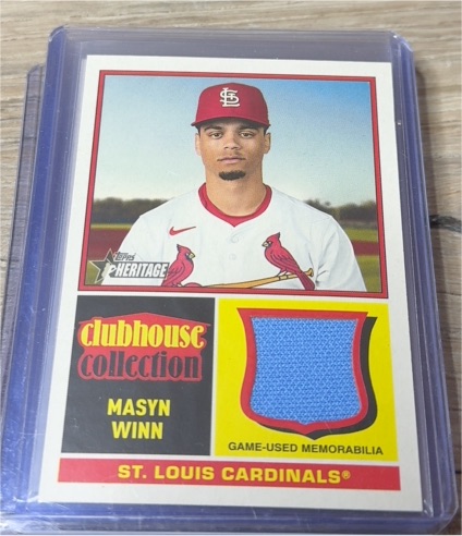 2025 Topps Heritage Clubhouse Collection #CCR-MW Masyn Winn — front