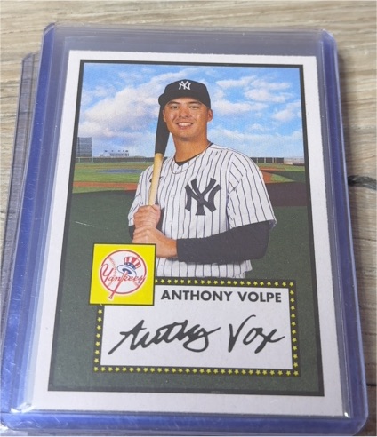 2025 Topps Heritage #H25-1 Anthony Volpe — front