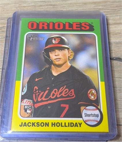 2024 Topps Heritage High Number #692 Jackson Holliday — front