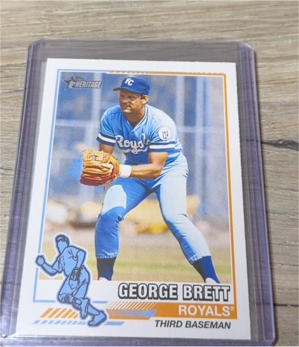 2025 Topps Heritage #76R-1 George Brett — front