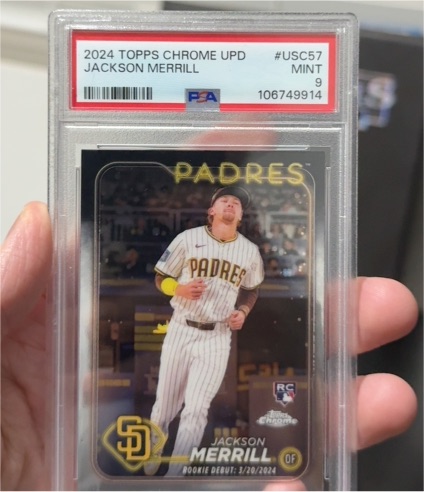 2024 Topps Chrome Update #USC57 Jackson Merrill — front