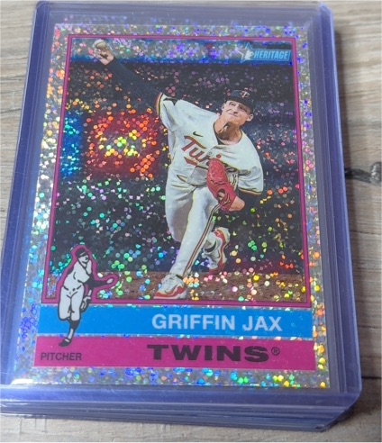 2025 Topps Heritage #474 Griffin Jax — front