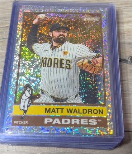 2025 Topps Heritage #497 Matt Waldron — front