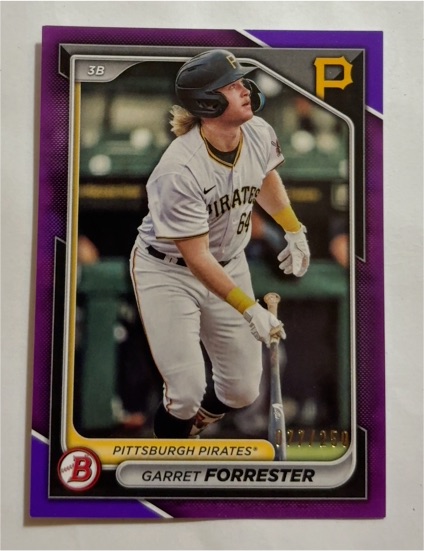 2024 Bowman #BP-148 Garret Forrester — front