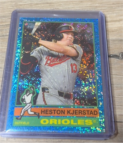 2025 Topps Heritage Chrome #87 Heston Kjerstad — front