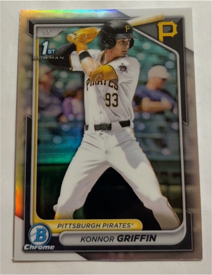 2024 Bowman Draft Chrome #BDC-22 Konnor Griffin — front