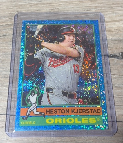 2025 Topps Heritage Chrome #87 Heston Kjerstad — front