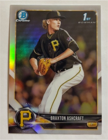 2018 Bowman Draft Chrome #BDC-95 Braxton Ashcraft — front