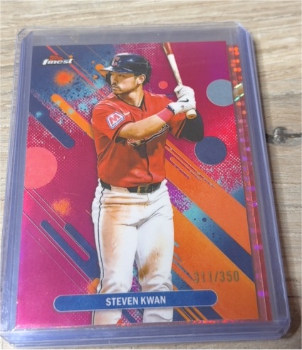 2025 Topps Finest #11 Steven Kwan — front
