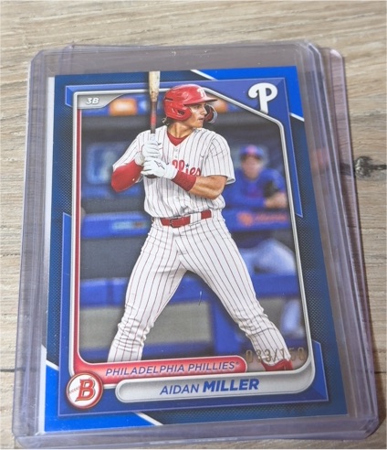 2024 Bowman Draft #BD-115 Aidan Miller — front