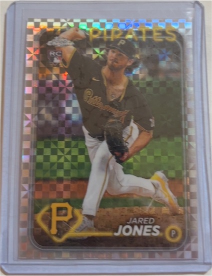 2024 Topps Chrome Update #USC143 Jared Jones X-Fractor Rookie — front