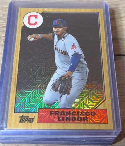 2017 Topps 1987 Topps #87-FL Francisco Lindor — front