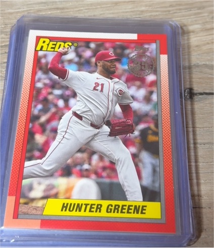 2025 Topps Series 2 1990 Topps #90B2-6 Hunter Greene — front