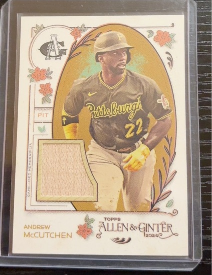 2024 Topps Allen & Ginter Relic #AGR-AMC Andrew McCutchen — front