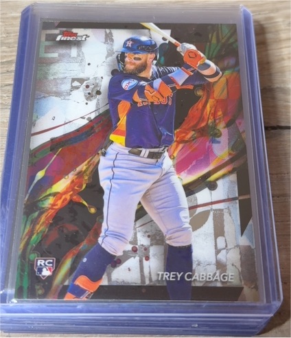 2024 Topps Finest #52 Trey Cabbage — front