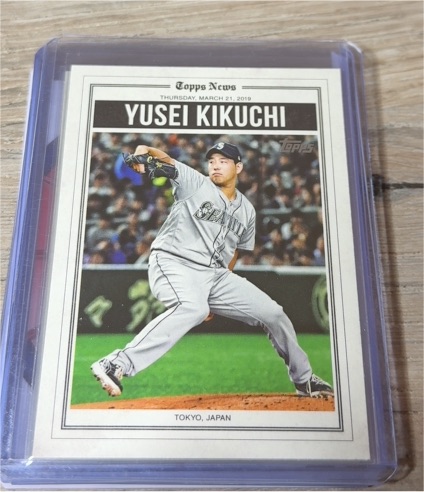 2025 Topps Series 1 Tokyo Series History of Baseball #HB14 Yusei Kikuchi — front