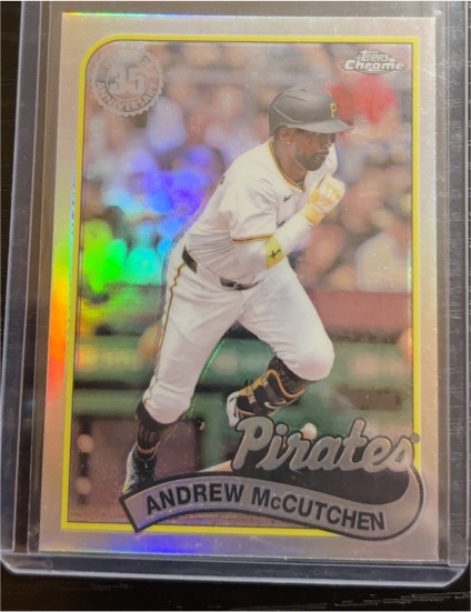 2024 Topps Chrome Update #89CU-19 Andrew McCutchen 1989 Topps Baseball 35th Anniversary — front