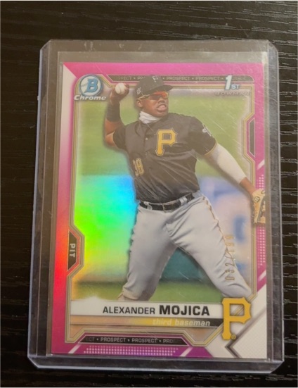 2021 Bowman Chrome #BCP-179 Alexander Mojica — front