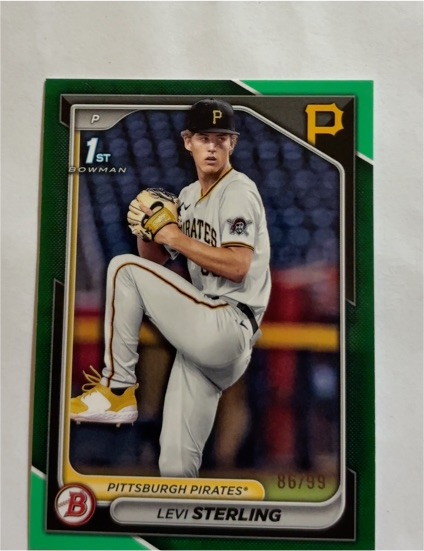 2024 Bowman Draft #BD-83 Levi Sterling — front