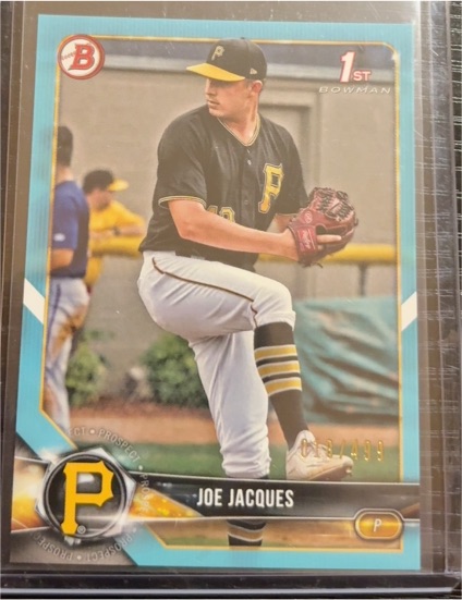 2018 Bowman Draft #BD-24 Joe Jacques — front