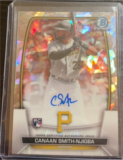 2023 Bowman Chrome #CRA-CS Canaan Smith-Njigba — front