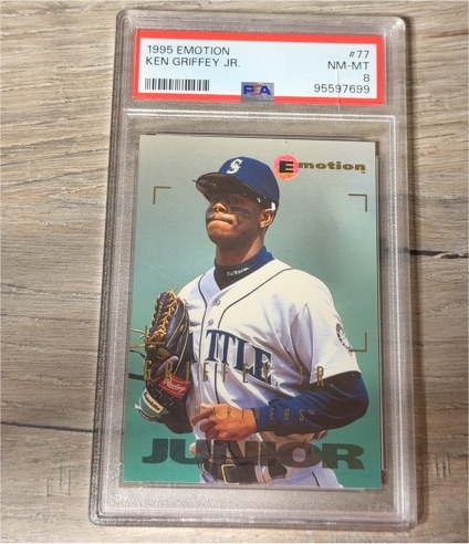 1995 Skybox Emotion #77 Ken Griffey Jr. — front