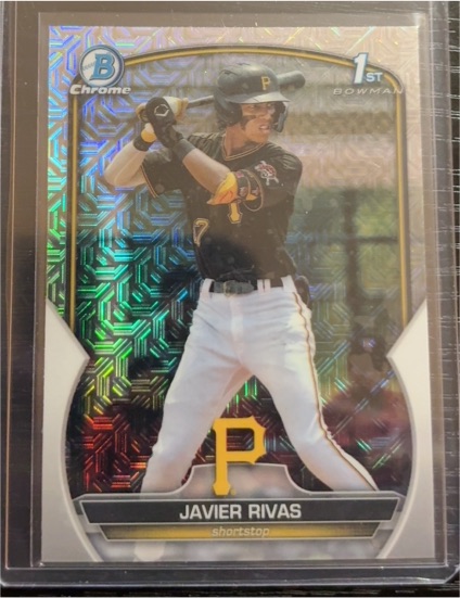 2023 Bowman Chrome #BCP-159 Javier Rivas — front