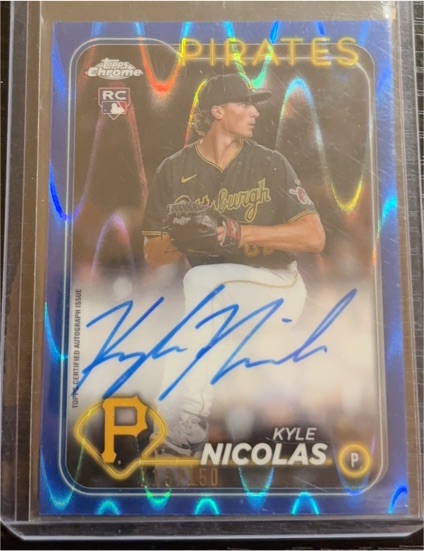 2024 Topps Chrome #RA-KN Kyle Nicolas — front