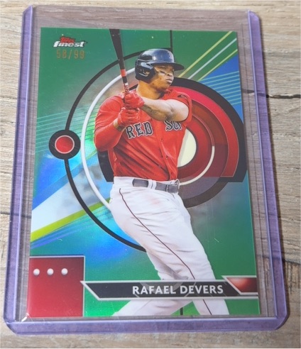 2023 Topps Finest #27 Rafael Devers Boston Red Sox — front