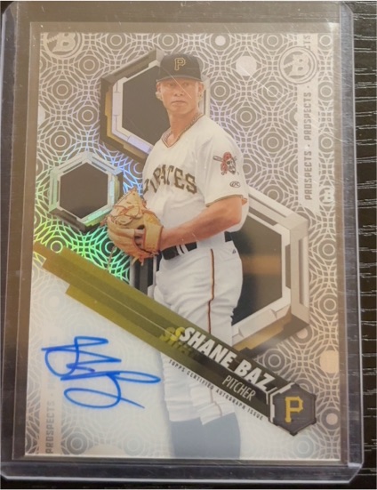 2018 Bowman High Tek Prospects Autographs #PHT-SB Shane Baz — front