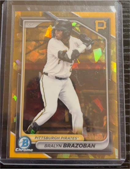 2024 Bowman Draft Chrome #BDC-124 Bralyn Brazoban — front
