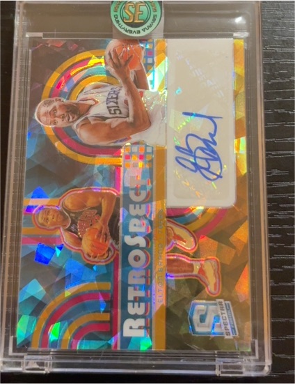 2023-24 Panini Spectra RetroSpect Auto #RSA-EBR Elton Brand — front
