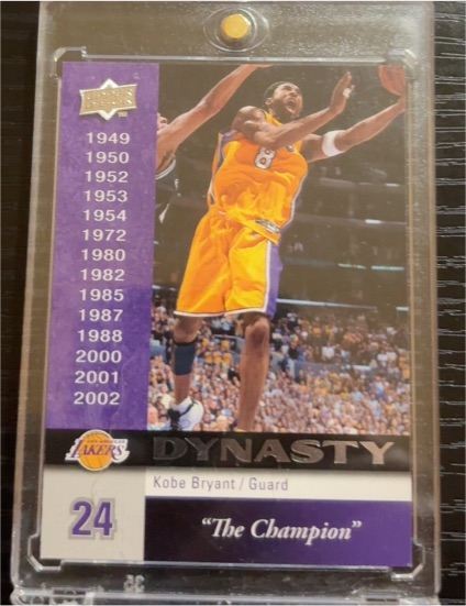 2008-09 Upper Deck Dynasty #LAL-3 Kobe Bryant — front