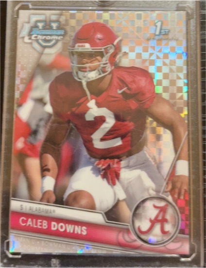 2023 Bowman University Chrome #49 Caleb Downs — front
