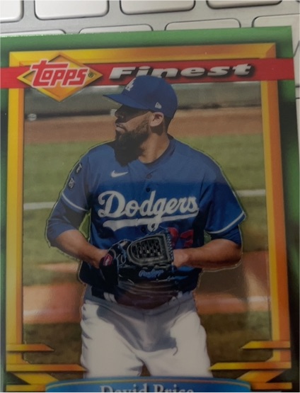 2021 Topps Finest Flashbacks #192 David Price — front