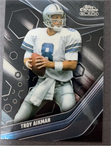 2023 Topps Composite Chrome Black #114 Troy Aikman — front