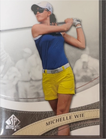 2014 Upper Deck SP Authentic Golf #R25 Michelle Wie — front