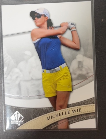 2013 Upper Deck SP Authentic #R25 Michelle Wie — front