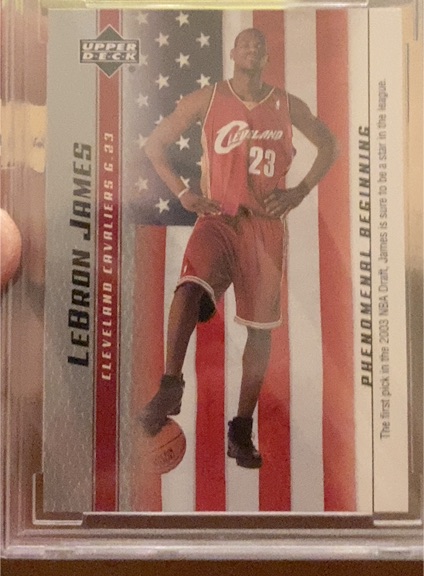 2003-04 Upper Deck Phenomenal Beginning #20 LeBron James — front