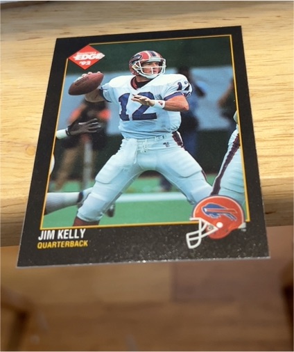 1992 Collector's Edge #7 Jim Kelly — front