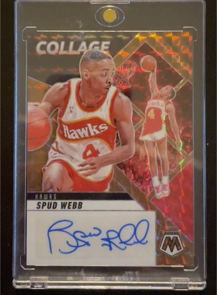 2024-25 Panini Mosaic Collage #Spud Webb — front