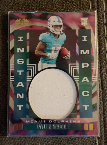 2021 Panini Illusions Instant Impact #II-JW Jaylen Waddle — front