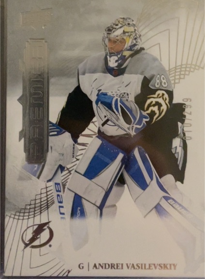 2022-23 Upper Deck Premier #79 Andrei Vasilevskiy — front