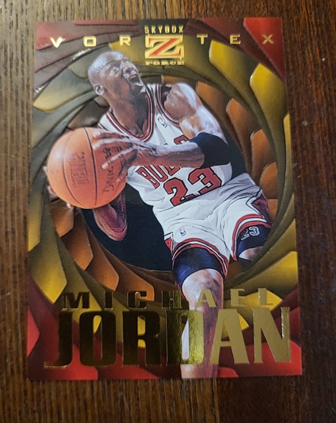 1996 Skybox Z-Force VORTEX #5 Michael Jordan — front