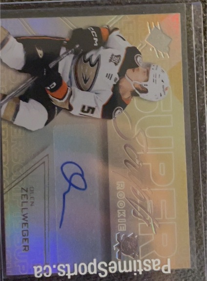 2024-25 Upper Deck SPx Super Scripts Rookie Auto #SSR-OZ Olen Zellweger — front