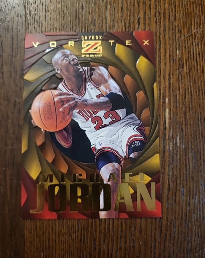 1996 Skybox Z-Force VORTEX #5 Michael Jordan — front