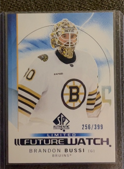 2024-25 Upper Deck SP Authentic #256 Brandon Bussi Future Watch Limited — front